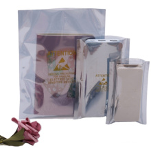 18*25cm Anti-static open flat shielding bags with printed ESD anti-static logo hard disk packaging